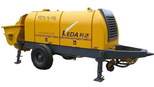 Stationäre Betonpumpe HBT80.13.130RS mit Doppelhydrauliksystem