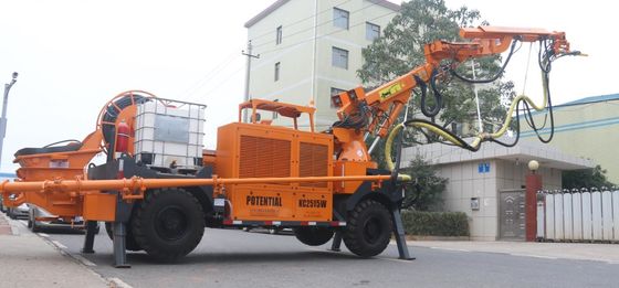 Leistungsstärke Robotershotcrete-Maschine 4kw für Arbeitsabschnitt-Tunnel Midium