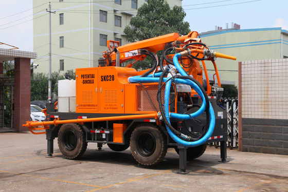 Gewicht der KC2512W-Robotershotcrete-Maschinen-10T für Arbeitsabschnitt-Tunnel Midium