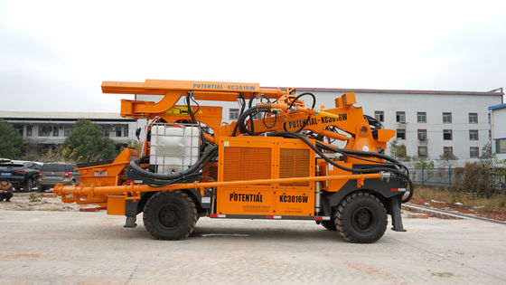 KC3016W machten Shotcrete-Maschinen-langlebiges Gut mit Roboter-Arm-hoher Verschleißfestigkeit nass