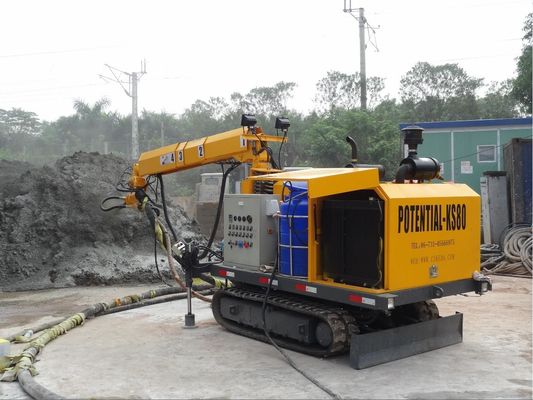 Nasse Shotcrete-Ausrüstung LCD, Kabellänge der Beton mit Wasserüberschuss Shotcrete-Maschinen-80m
